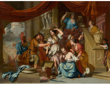 VH364 Gerard de Lairesse  - Achilles našel mezi dcerami Lycomedes