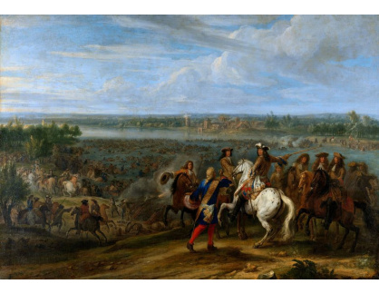 VH377 Adam Frans van der Meulen - Ludvík XIV překračuje Rýn u Lobith 12. června 1672