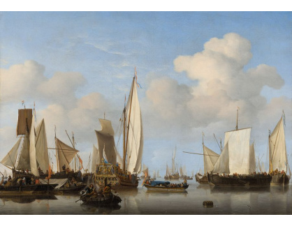 VH472 Willem van de Velde - Lodě v přístavu