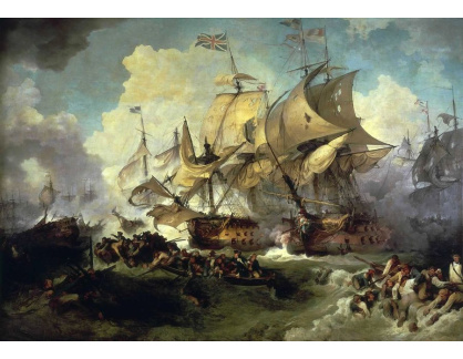 VL145 Philipp James de Loutherbourg - Námořní bitva 1 června 1794