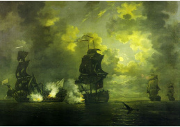 VL147 Francis Swaine - Zadržení lodí Foudroyant a Monmouth, 28 února 1758