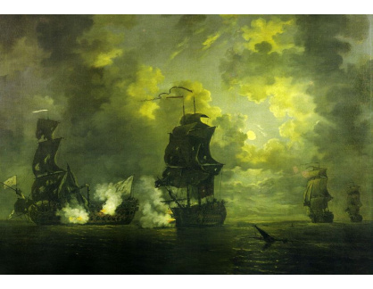 VL147 Francis Swaine - Zadržení lodí Foudroyant a Monmouth, 28 února 1758