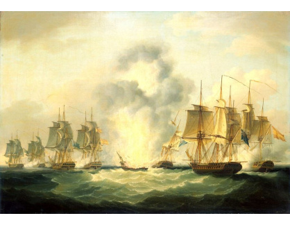 VL201 Francis Sartorius - Čtyři fregaty zadržující španělské lodě s poklady, 5 října 1804