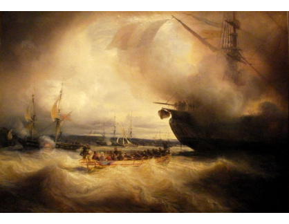 VL207 Theodore Gudin - Ludvík Filip a jeho rodina v přístavu Cherbourg, 03.9.1833