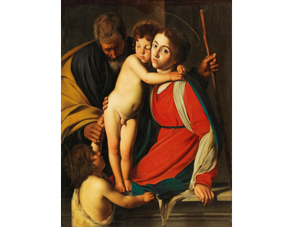 DDSO-53 Caravaggio - Svatá rodina s Janem Křtitelem
