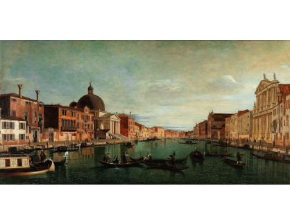 DDSO-494 Canaletto - Grand Canal se San Simeone Piccolo v Benátkách