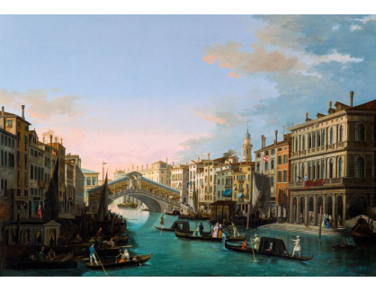 DDSO-644 Giuseppe Bernardino Bison - Grand Canal s mostem Rialto v Benátkách
