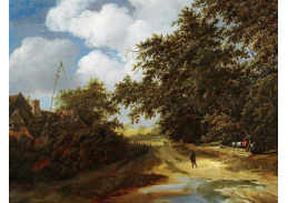 DDSO-723 Jacob van Ruisdael - Zalesněná krajiny s postavou