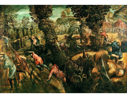 DDSO-729 Jacopo Tintoretto - Bitva mezi Pelištejci a Izraelity