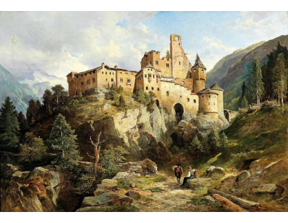 DDSO-879 Leopold Munsch - Pohled na Castello di Tures