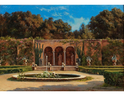 DDSO-1044 Thorald Laessoe - Zahrada u Villa Borghese
