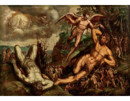 DDSO-1208 Frans Floris de Vriendt - Spící Herkules a Pygmejové