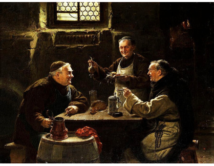 DDSO-2235 Adolf Humborg - Tři mniši při jídle
