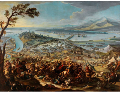 DDSO-2242 Antonio Calza - Princ Evžen Savojský během bitvy o Bělehrad