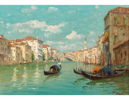 DDSO-1580 Ferdinando Silvani - Canal Grande v Benátkách
