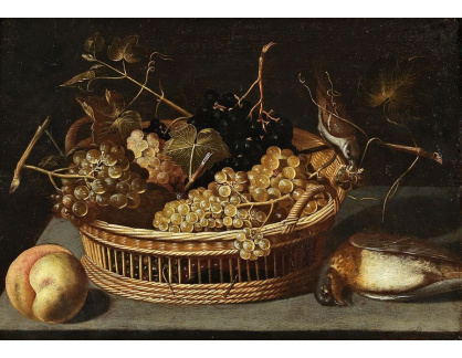 DDSO-1581 Francesco Codino - Zátiší s košíkem hroznů