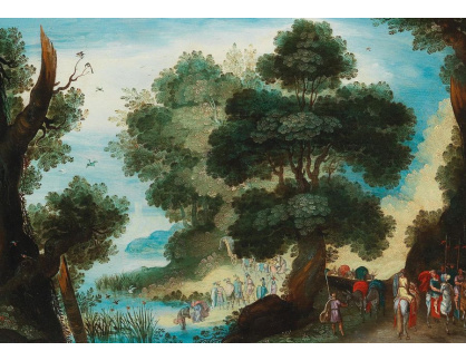 DDSO-1662 Jacob Savery - Krajina s křtem Krista v řece Jordán