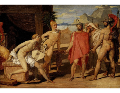 DDSO-1692 Jean Auguste Dominique Ingres - Achilles a vyslanci Agamemnona