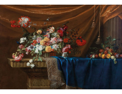 DDSO-1695 Jean Michel Picart - Květinové zátiší s ovocem