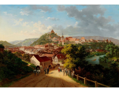 DDSO-1756 Ludwig Friedrich Schuller - Pohled na staré město Sighisoara