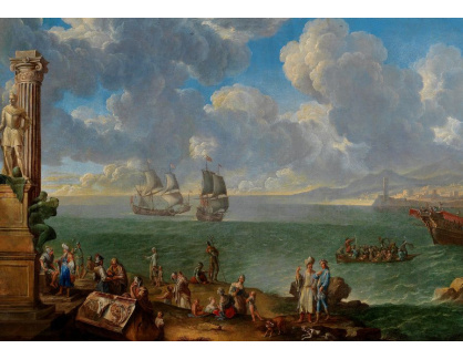 DDSO-1788 Neznámý autor - Orientální obchodníci v přístavu Livorno
