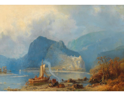 DDSO-1825 Paul von Franken - Horské jezero na Kavkaze