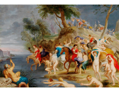 DDSO-1835 Peter Paul Rubens - Cloelia na útěku z tábora Porsena