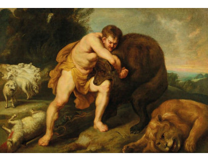 DDSO-1836 Peter Paul Rubens - David bojující s medvědem