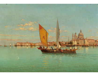 DDSO-1848 Pietro Galter - Rybáři u Santa Maria della Salute v Benátkách
