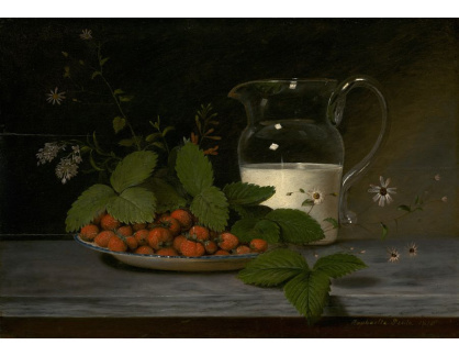 DDSO-1852 Raphaelle Peale - Zátiší s jahodami a smetanou