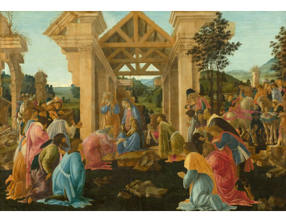 DDSO-1862 Sandro Botticelli - Klanění tří králů