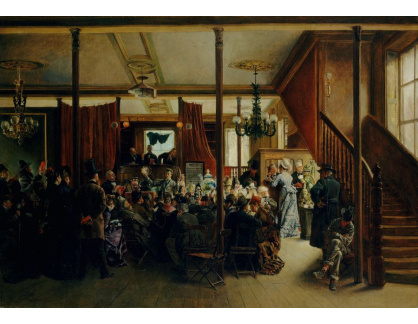 DDSO-2167 Ignacio de Leon y Escosura - Aukční prodej v Clintonově sále, New York 1876