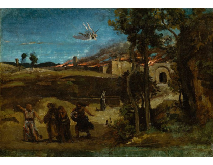 DDSO-2176 Jean-Baptiste Camille Corot - Zničení Sodomy