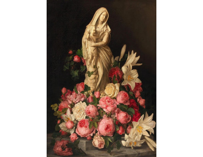 DDSO-2025 Jenny Fischer - Zátiší s růžemi a Madonnou