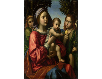 SO VII-169 Paolo Morando - Madonna a dítě, Jan Křtitel a anděl