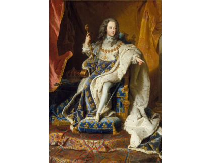 SO VII-187 Hyacinthe Rigaud - Portrét Ludvíka XIV