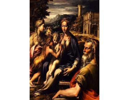 SO VII-235 Parmigianino - Madonna a dítě s anděly