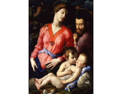 SO VII-25 Angolo Bronzino - Svatá rodina se svatým Janem Křtitelem