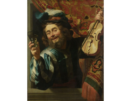 VSO1502 Gerard van Honthorst - Veselý houslista