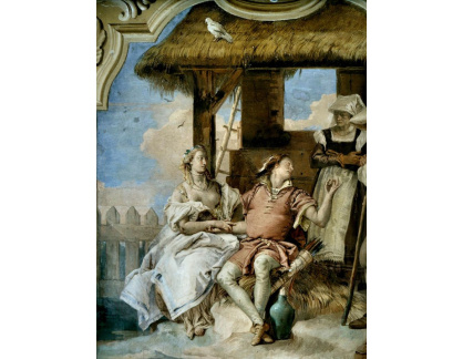 VSO1511 Giovanni Battista Tiepolo - Loučení  Angeliky a Medora