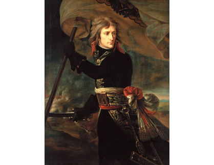 VSO1527 Antoine-Jean Gros - Napoleon Bonaparte na mostě u Arcole