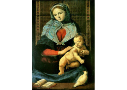 VSO155 Piero di Cosimo - Madonna a dítě s holubicí