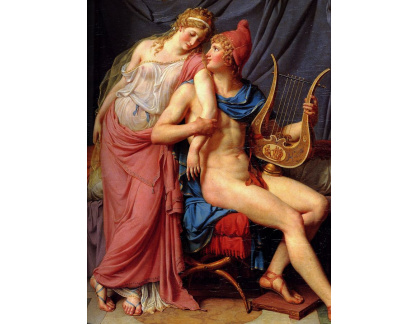 VSO1554 Jacques-Louis David - Láska Heleny a Parise
