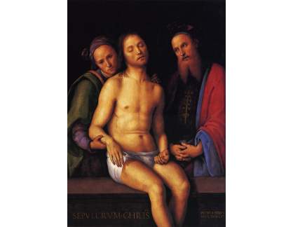 VSO167 Pietro Perugino - Pieta s Nikodemem a Josefem z Arimatie