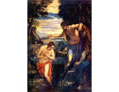 VSO20 Jacopo Tintoretto - Kristův křest