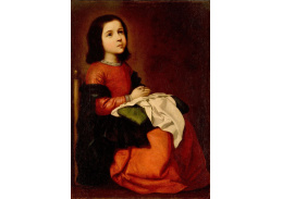 VSO235 Francisco de Zurbarán - Dětství Panny Marie