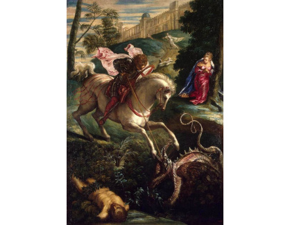 VSO27 Jacopo Tintoretto - Svatý Jiří a drak