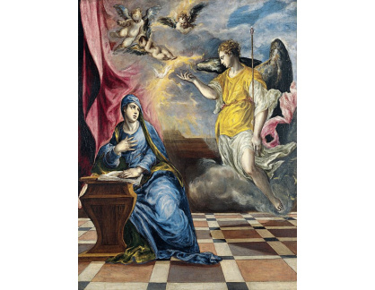 VSO 291 El Greco - Zvěstování Panny Marie