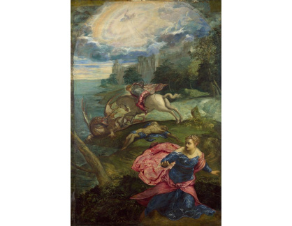 VSO 443 Jacopo Tintoretto - Svatý Jiří a drak