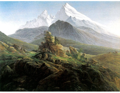 VSO 558 Caspar David Friedrich - Romantická horská krajina